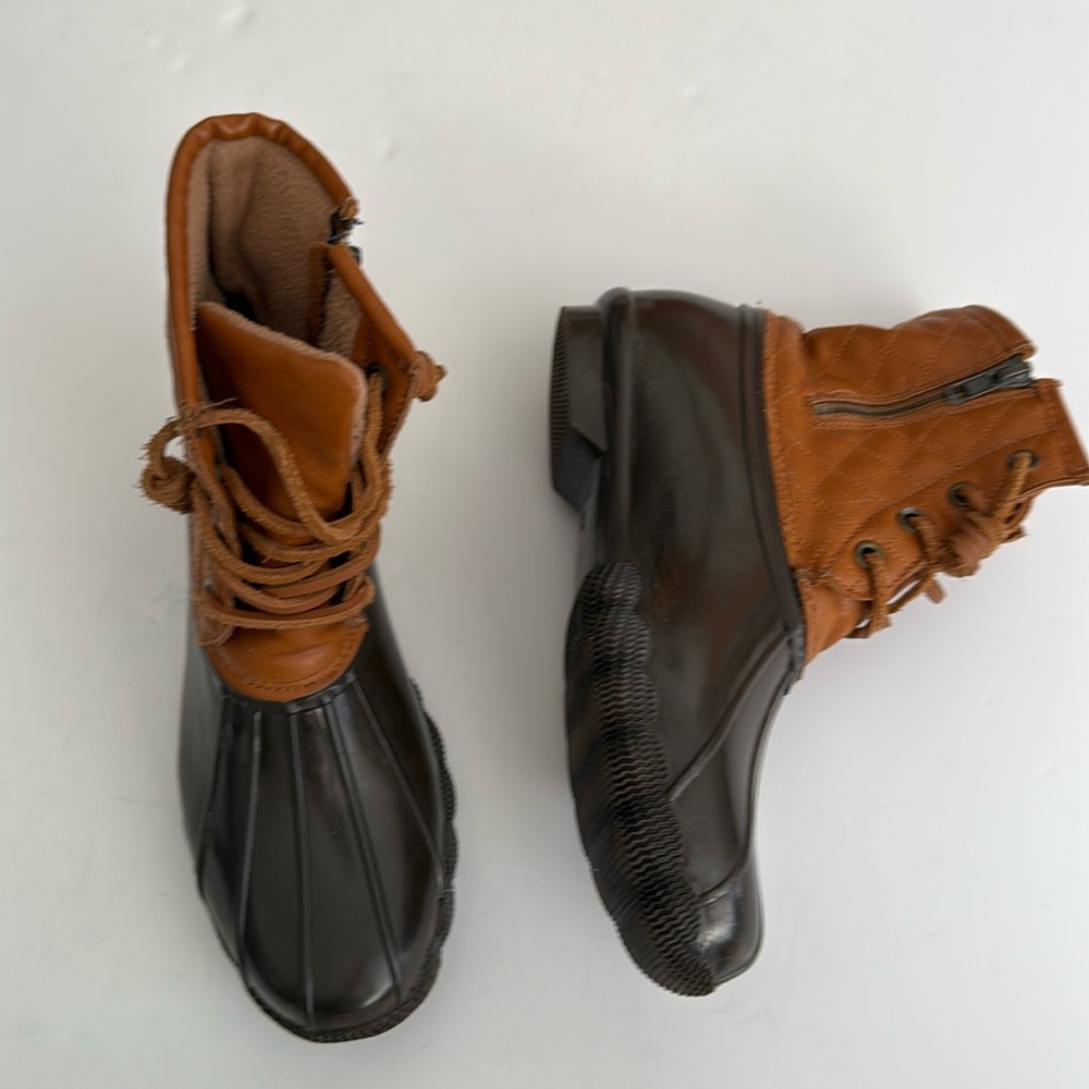 Steve Madden Tillis brown tan winter boot size 8